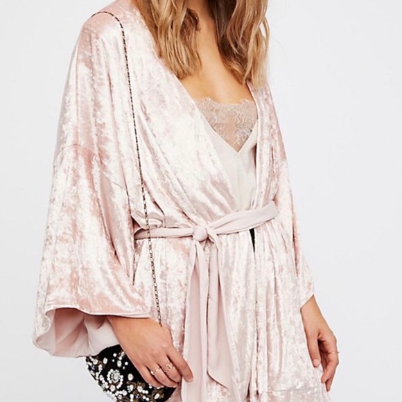 Free people velvet robe Clearance